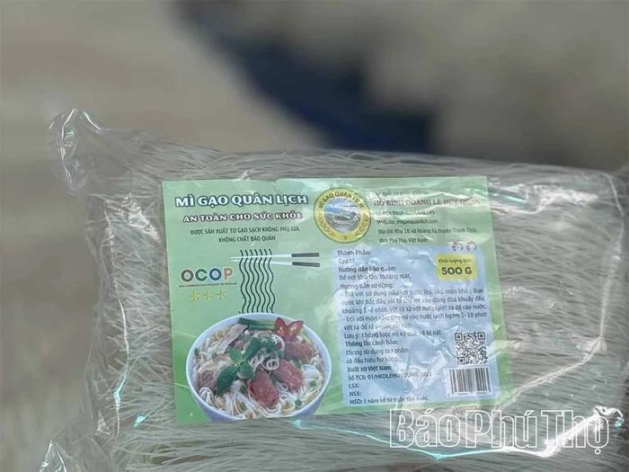 Việc được chứng nhận OCOP 3 sao đã giúp chủ thể nhãn hiệu mở rộng thị trường, tăng niềm tin đối với khách hàng.