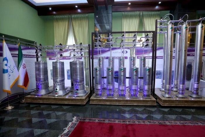  Các máy ly tâm của Iran phục vụ công tác làm giàu uranium. Ảnh: Reuters. 