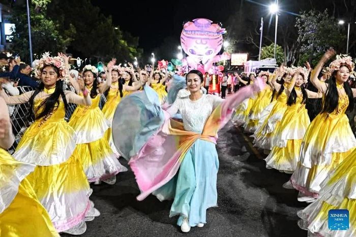  Theo ông Dong Gang, Trưởng đoàn nghệ thuật Trung Quốc, đây là lần thứ 8 cộng đồng người Hoa tham gia lễ hội. Năm nay, đoàn có quy mô lớn nhất từ trước tới nay với hơn 150 nghệ sĩ, 2 xe hoa và 4 đội hình biểu diễn, quy tụ các thành viên từ 4 đến trên 70 tuổi. Các tiết mục được xây dựng theo hướng kết hợp giữa truyền thống và hiện đại, không chỉ tôn vinh di sản văn hóa phi vật thể mà còn ứng dụng công nghệ mới như robot hình người, mang đến những trải nghiệm mới mẻ cho công chúng. 