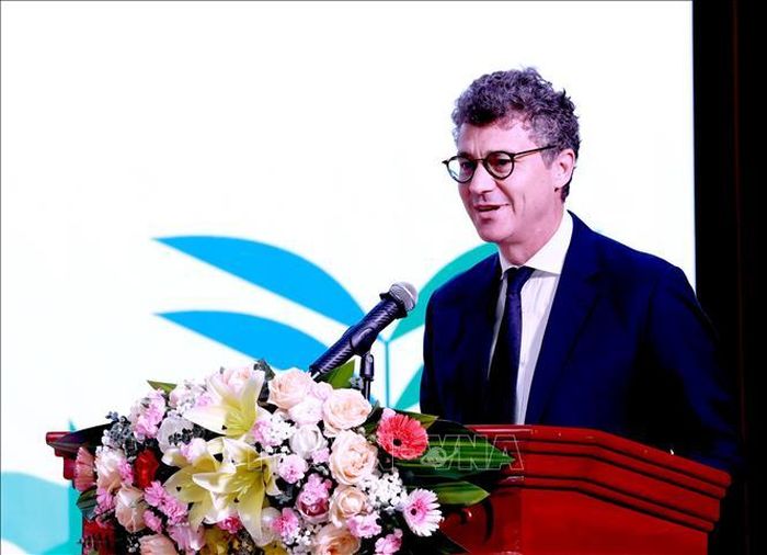 Ông Jonathan Wallace Baker, Trưởng Đại diện UNESCO tại Việt Nam phát biểu tại sự kiện.