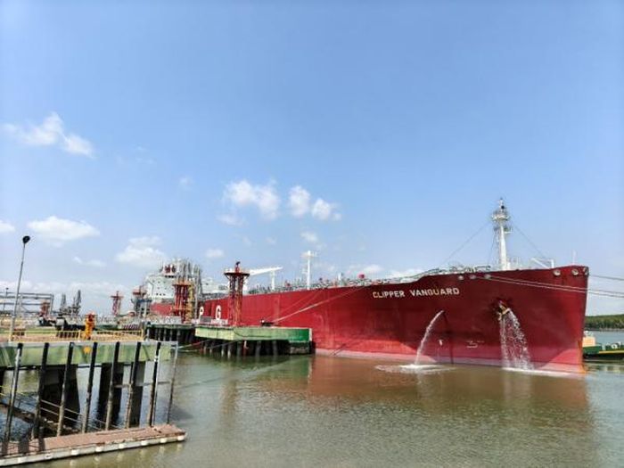 PV GAS đón tàu Clippver Vanguard mang gần 38.000 tấn LPG từ Australia cập cảng Thị Vải ngày 20/3/2026.