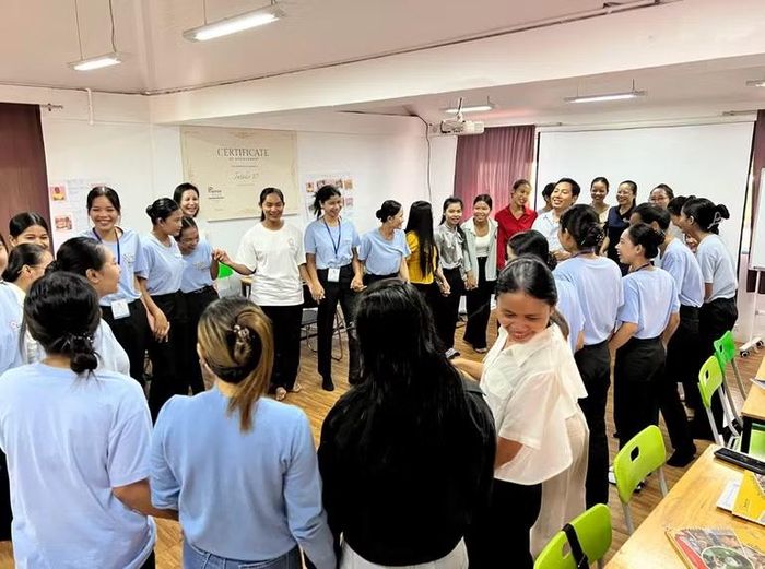 Eco-Horizon tạo môi trường học tập cởi mở, giúp phụ nữ trẻ tự tin nắm bắt cơ hội mới. (Ảnh: IECD)