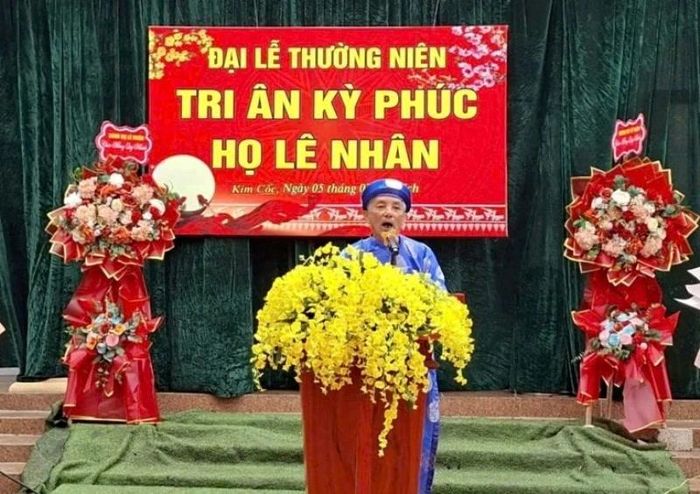 Hằng năm, vào ngày mùng 5 tháng 2 âm lịch dòng họ Lê Nhân ở Kim Cốc lại tổ chức lễ tế tổ - kỳ phúc truyền thống (thường gọi là lễ tế xuân)