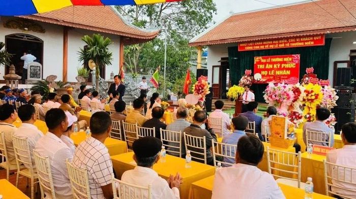 Lễ tế tổ - kỳ phúc truyền thống là dịp để những thế hệ người họ Lê Nhân thắt chặt tình đoàn kết, bồi đắp sức mạnh dòng tộc.