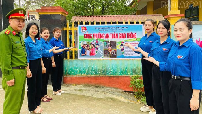 Mô hình cổng trường an toàn giao thông ra đời kỳ vọng sẽ nâng cao nhận thức của học sinh và phụ huynh khi tham gia giao thông.