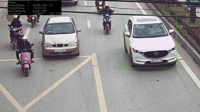 Camera AI ở Thanh Hóa phát hiện nhiều phương tiện vi phạm giao thông.