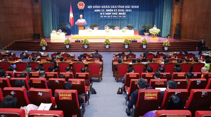 Toàn cảnh kỳ họp thứ Nhất, HĐND tỉnh khóa XX, nhiệm kỳ 2026-2031.
