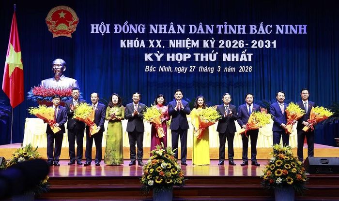 Các lãnh đạo HĐND, UBND tỉnh Bắc Ninh nhiệm kỳ mới.