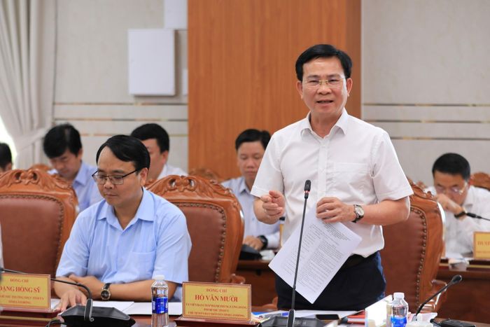 Đồng chí Hồ Văn Mười, Ủy viên Ban Chấp hành Trung ương Đảng, Phó Bí thư Tỉnh ủy, Chủ tịch UBND tỉnh Lâm Đồng chia sẻ về lợi thế hợp tác với Đồng Nai