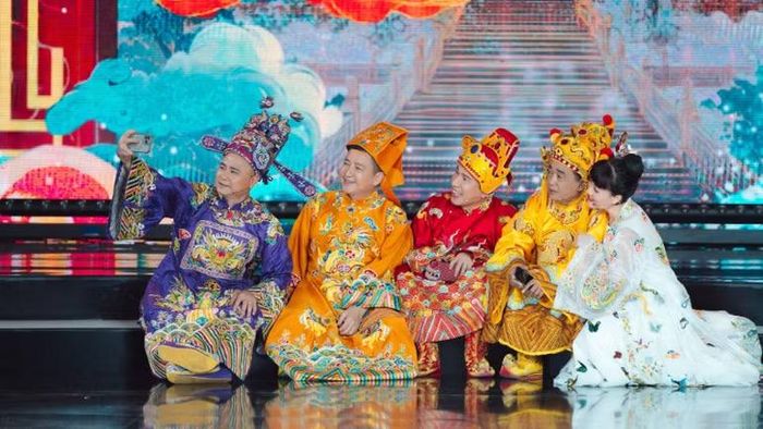 Điểm nhấn nổi bật của chương trình là sự trở lại của những gương mặt Táo quân thân quen. (Ảnh: VTV)