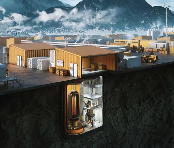 Lò phản ứng của USNC sản xuất 15 MW điện năng từ nhiệt và 5 MW điện năng từ điện.