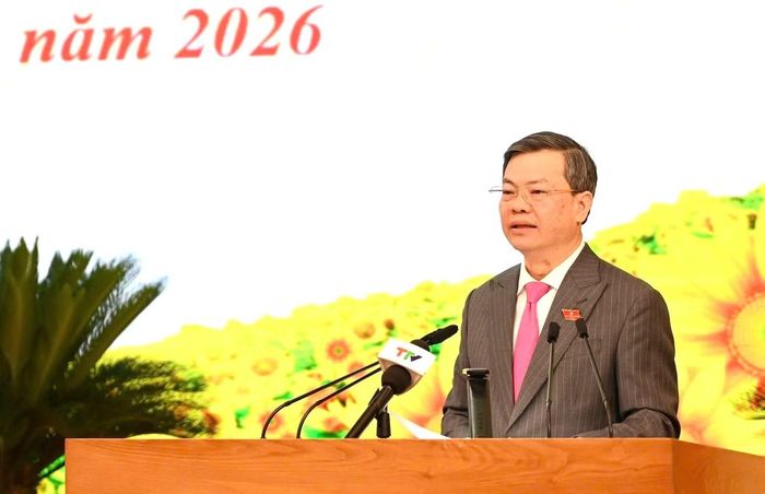 Ông Nguyễn Văn Sơn - Phó Bí thư Tỉnh ủy tái đắc cử Chủ tịch HĐND tỉnh Tuyên Quang -nhiệm kỳ 2026-2031. Ảnh: Nguyễn Ánh.