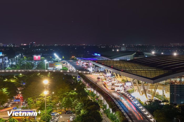 Cảng hàng không Quốc tế Đà Nẵng. (Ảnh: Thanh Phong/Vietnam+)