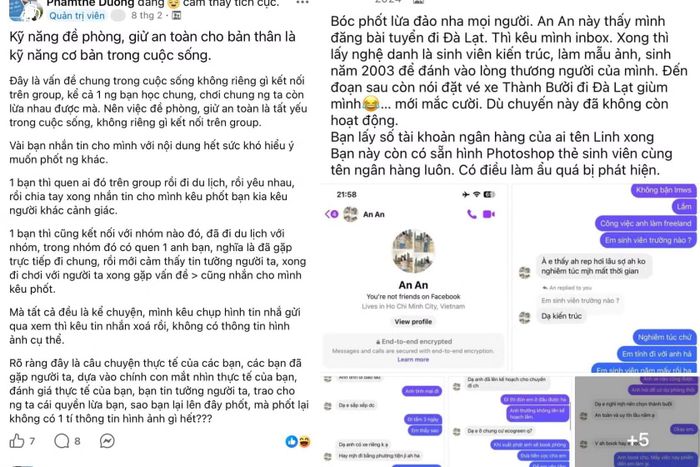 Một số bài viết chia sẻ tình trạng tiêu cực thường thấy trên các hội nhóm