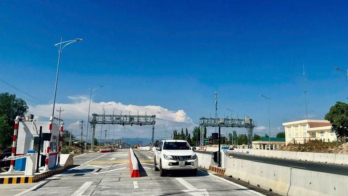 Nút giao Đại Ninh thuộc tuyến cao tốc Vĩnh Hảo - Phan Thiết. Ảnh: Cục ĐBVN.