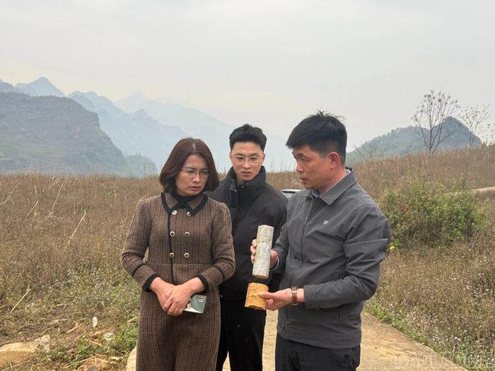 Các ngành chức năng đã khoan thăm dò địa chất khu đất, chuẩn bị điều kiện cho việc xây dựng trường diễn ra an toàn.