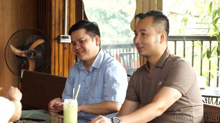 Các thành viên của Hội Doanh nhân trẻ xã Võ Lao kết nối cùng phát triển.