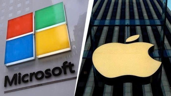 Microsoft và Apple nằm trong danh sách 17 công ty vừa bị IRGC cảnh báo. Ảnh: India Times.