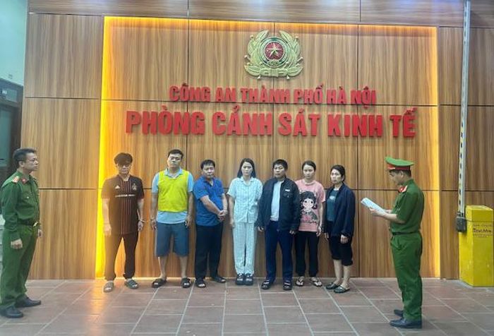 Các đối tượng trong vụ án.