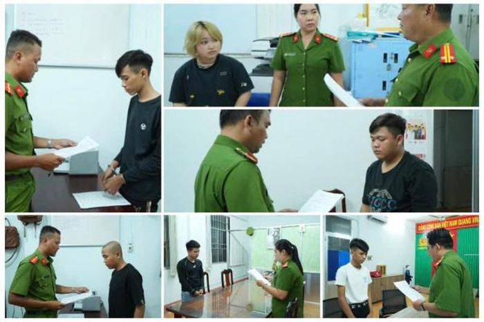 6 đối tượng bị khởi tố.