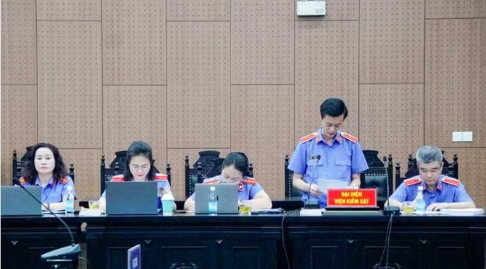 Kiểm sát viên thực hành quyền công tố.