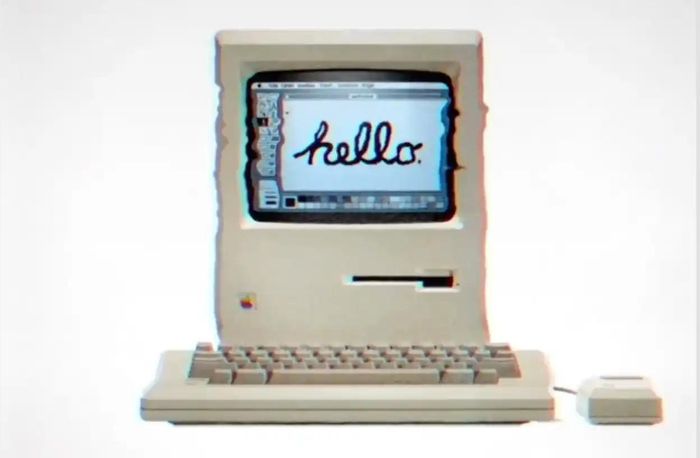 Chiếc Macintosh đầu tiên ra đời vào ngày 24/1/1984. Ảnh: Apple