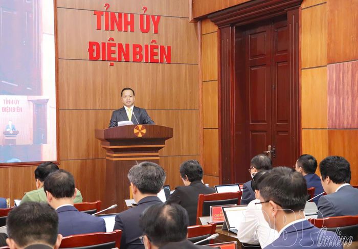 Bí thư Tỉnh ủy Trần Tiến Dũng kết luận Hội nghị Ban Chấp hành Đảng bộ tỉnh lần thứ 13.