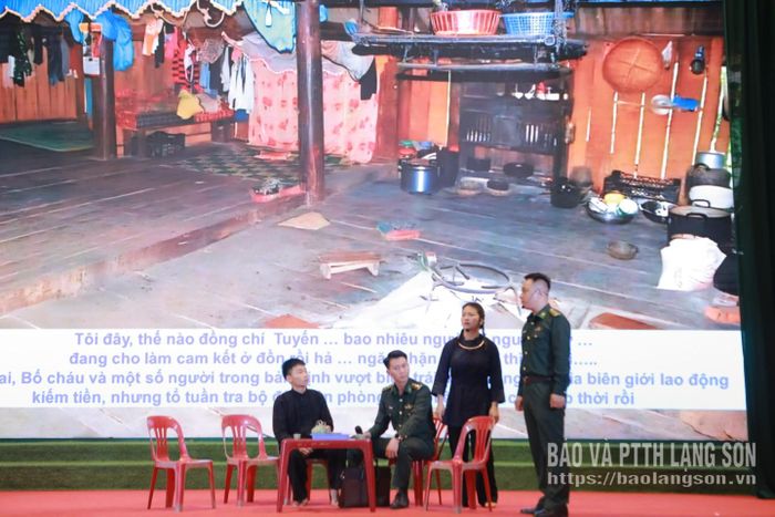Phần dự thi tiểu phẩm của cụm thi số 1