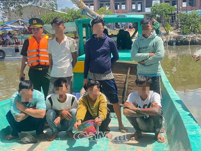 Bộ đội biên phòng bắt giữ các đối tượng tranh chấp ngư trường, đánh nhau gây thương tích.