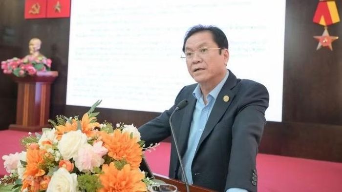 Ông Lê Thanh Hưng, Tổng Giám đốc VRG phát biểu ý kiến tại buổi làm việc.
