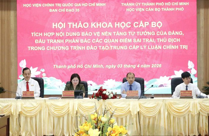  Các đồng chí đồng chủ trì hội thảo 
