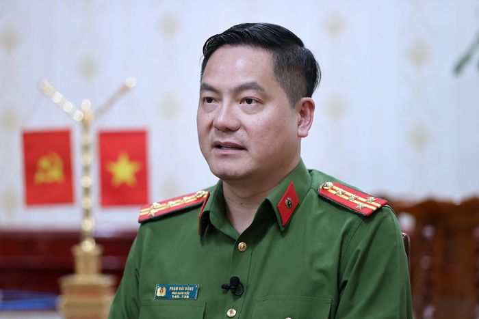 Đại tá Phạm Hải Đăng trong buổi chia sẻ với báo VietNamNet. Ảnh: Lê Anh Dũng