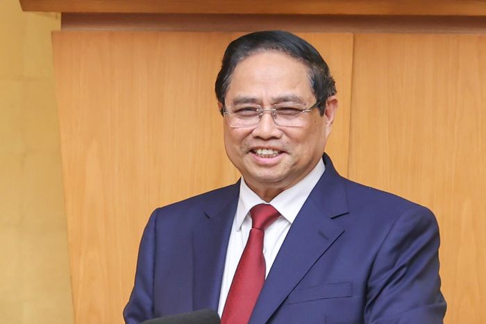 Thủ tướng trân trọng gửi lời cảm ơn và tri ân đến các lãnh đạo, các cơ quan trong hệ thống chính trị, toàn thể nhân dân, cộng đồng doanh nghiệp và bạn bè, đối tác quốc tế. Ảnh: Nhật Bắc