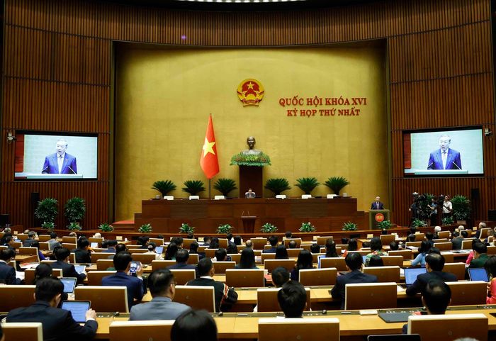 Tổng Bí thư Tô Lâm phát biểu tại phiên khai mạc Kỳ họp thứ Nhất, Quốc hội khóa XVI