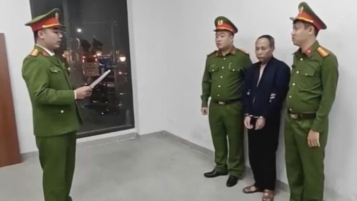 Lệnh bắt tạm giam đối với ông Dương Văn Lương. Ảnh: VTV