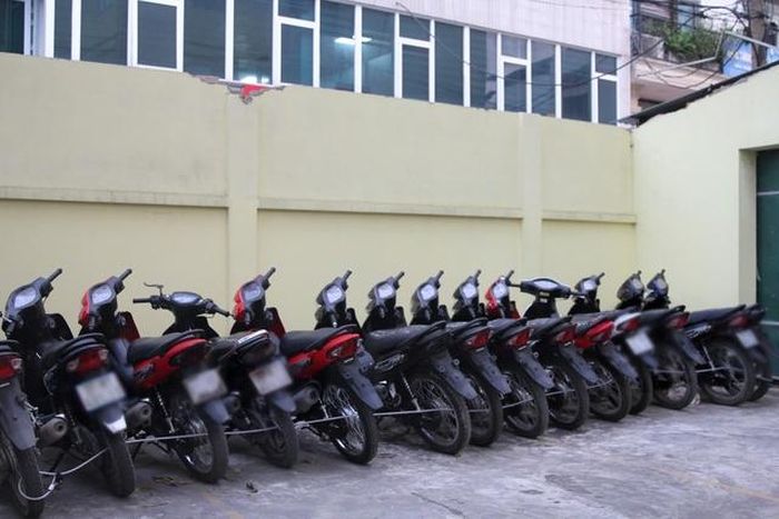 Tang vật vụ an. Ảnh: Công an tỉnh Nghệ An.