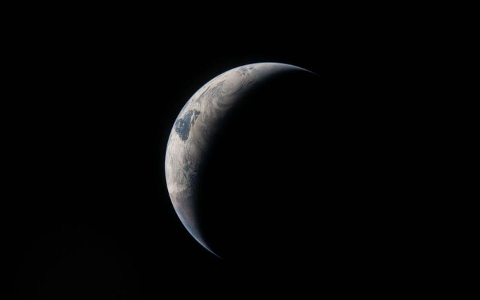 Hình chụp Trái Đất từ chuyến du hành của các phi hành gia trên con tàu Artemis II (Nguồn: NASA)