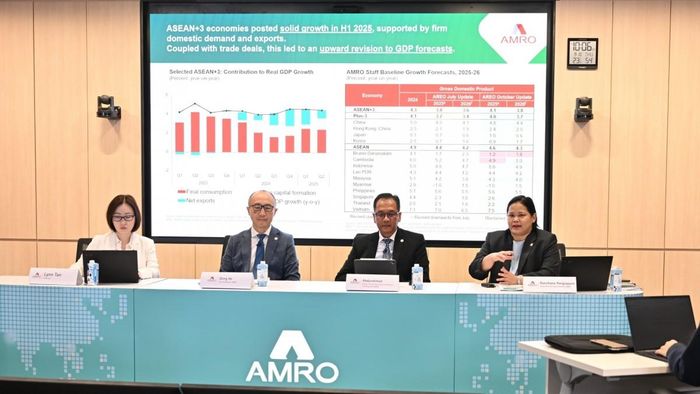 Họp báo công bố Báo cáo "Triển vọng kinh tế khu vực năm 2026" của Văn phòng Nghiên cứu kinh tế vĩ mô ASEAN+3 (AMRO),