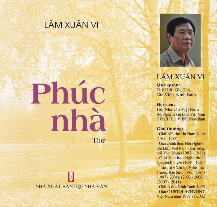 Tập thơ "Phúc nhà" của nhà thơ Lâm Xuân Vi.