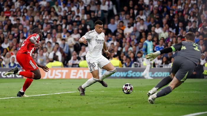 Mbappe níu giữ hy vọng cho Real Madrid. Ảnh: RMCF