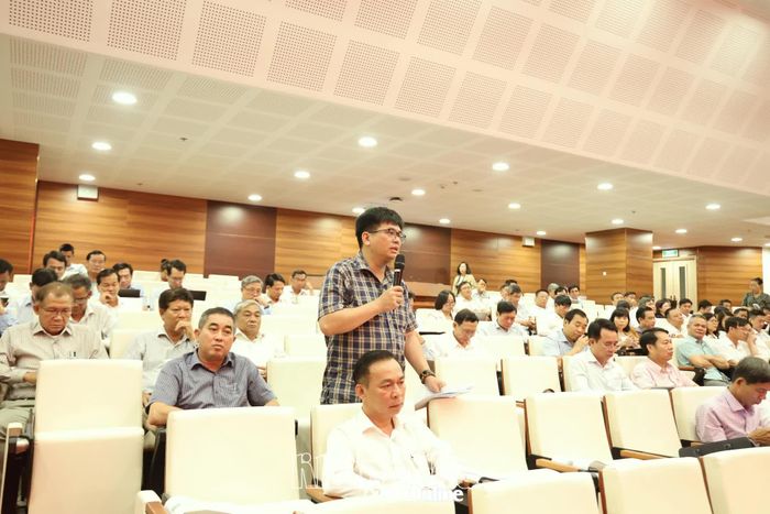 Lãnh đạo UBND phường Bắc Nha Trang nêu một số khó khăn trong quá trình thực hiện nhiệm vụ.