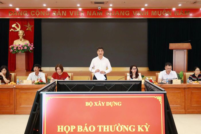 Họp báo thường kỳ quý I/2026 của Bộ Xây dựng. Ảnh: T.Hà