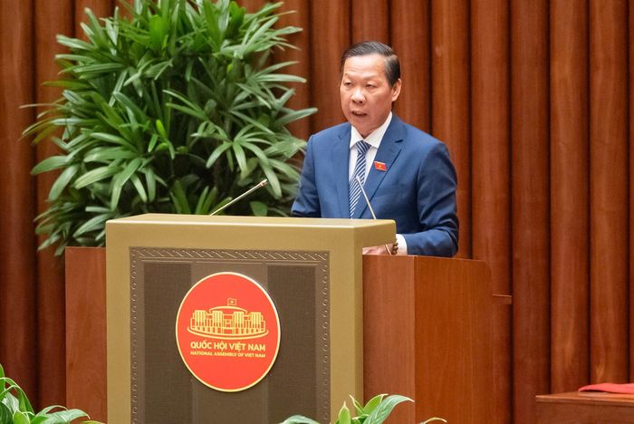 Chủ nhiệm Ủy ban Kinh tế Tài chính của Quốc hội Phan Văn Mãi. Ảnh: Media Quốc hội.