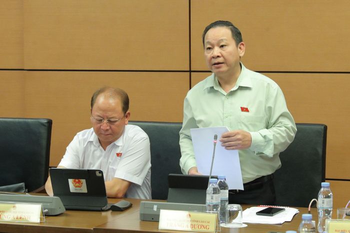 ĐBQH Tráng A Dương (Lào Cai) phát biểu