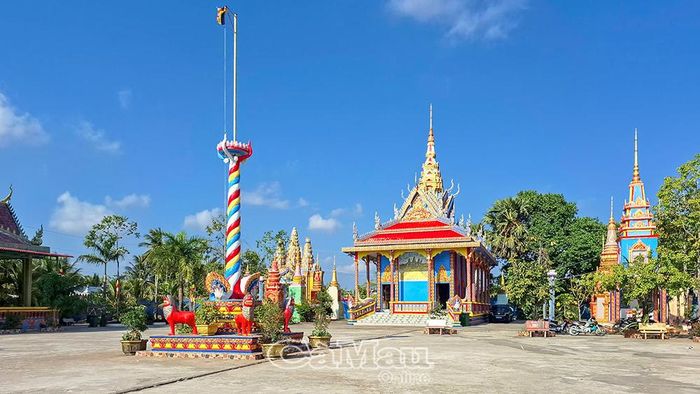 Chùa Kim Cấu được chỉnh trang, chuẩn bị đón Tết.
