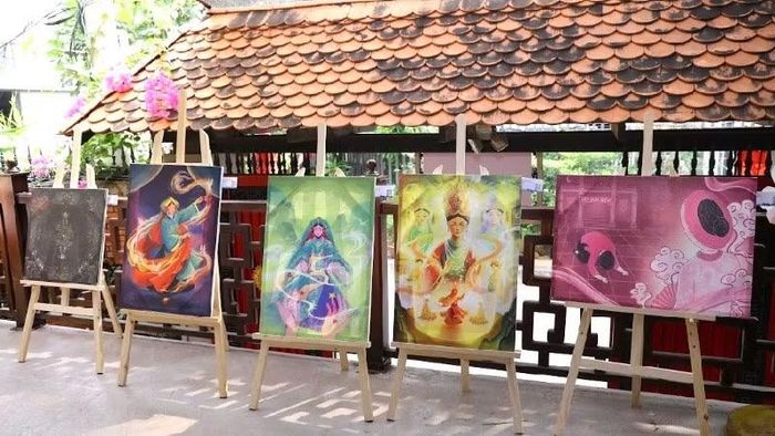 Trưng bày tác phẩm xuất sắc từ cuộc thi sáng tạo "Căn số".