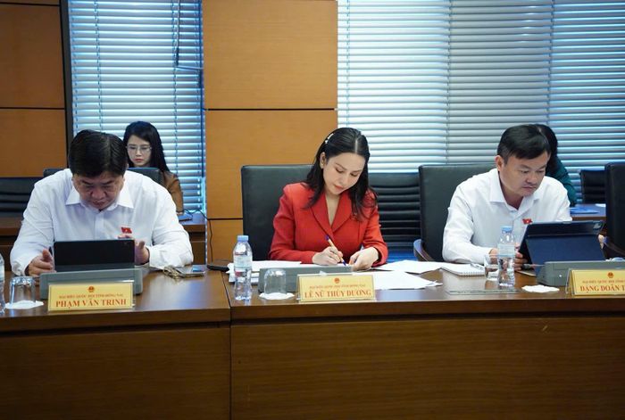 Các đại biểu dự phiên họp.