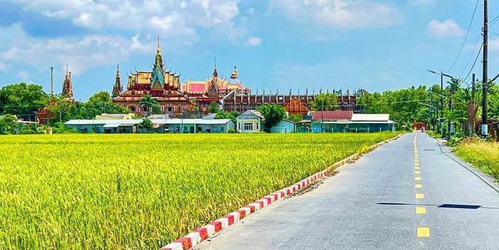Diện mạo nông thôn mới ở xã Hưng Hội, một trong những địa phương có đông đồng bào Khmer của tỉnh Cà Mau (Ảnh TL)