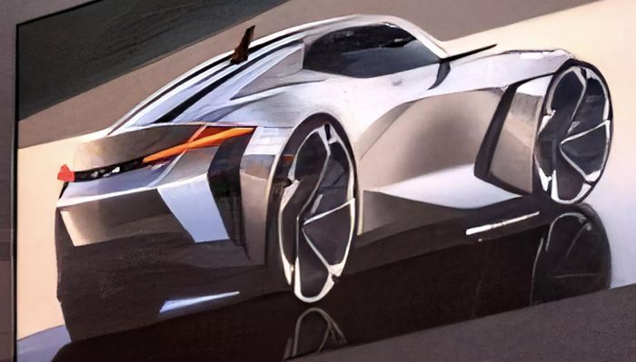 Hình ảnh về một mẫu xe ý tưởng được cho là Camaro mới trước đây.
