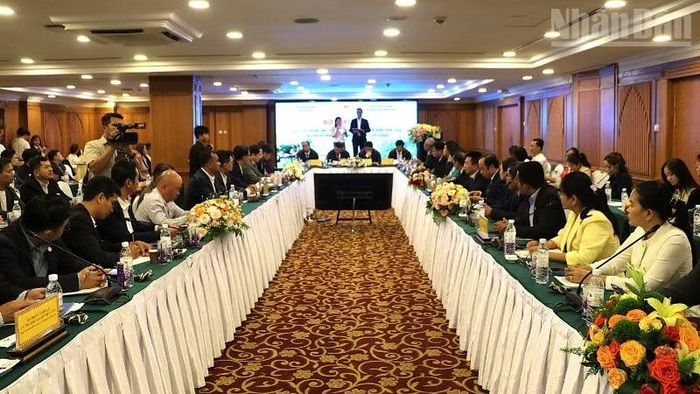Toàn cảnh Hội nghị Xúc tiến thương mại, du lịch và đầu tư. (Ảnh: HUY VŨ)